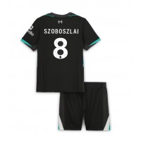 Liverpool Dominik Szoboszlai #8 Gostujuci Dres za djecu 2024-25 Kratak Rukav (+ Kratke hlače)